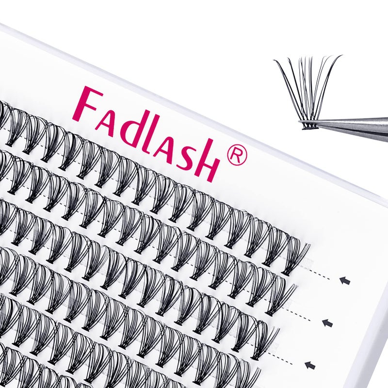 Lash Clusters Extensions 20D Individual Cluster Lashes Mixed Tray Black Mink DIY Eyelash Extensions and Under Eyelashes Professional Makeup 20D007D 12mm